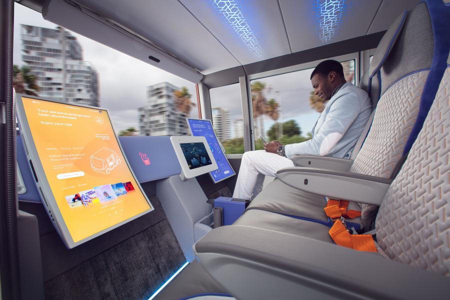 Интерьер Rinspeed MetroSnap 2020 года  (фото 20 из 24)